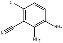 2,3-二氨基-6-氯苯甲腈,548457-80-3,结构式