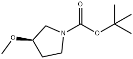(R)-3-Methoxy-pyrrolidine-1-carboxylic acid tert-butyl ester Structure