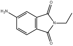 4-氨基-N-乙基邻苯二甲酰亚胺, 55080-55-2, 结构式