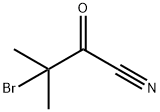 2-溴-2-甲基丙酰氰化物, 55106-47-3, 结构式