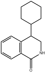 4-Cyclohexyl-3,4-dihydroisoquinolin-1(2H)-one Structure