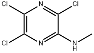3,5,6-TRICHLORO-N-METHYLPYRAZIN-2-AMINE Structure