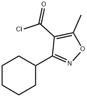 3-环己基-5-甲基异恶唑-4-甲酰氯, 55278-69-8, 结构式
