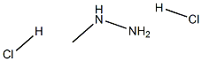 1-Methylhydrazine Dihydrochloride Structure
