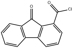 9-Fluorenone-1-carbonyl chloride, 95% Structure