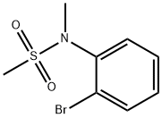 N-(2-溴苯基)-N-甲基甲磺酰胺 结构式