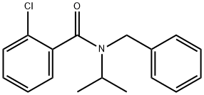N-ベンジル-2-クロロ-N-イソプロピルベンズアミド 化学構造式