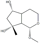 3-Deoxo-1β-methoxyjioglutolide Struktur