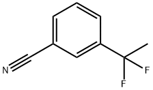 3-(1,1-difluoroethyl)benzonitrile Structure