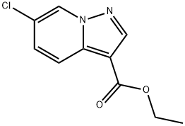 6-氯吡唑并[1,5-A]吡啶-3-甲酸乙酯, 55899-28-0, 结构式