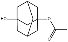 一酢酸アダマンタン-1,3-ジオール 化学構造式
