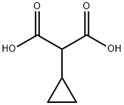 2-シクロプロピルマロン酸 化学構造式