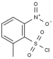 2-Methyl-6-nitrobenzene-1-sulfonyl chloride Struktur