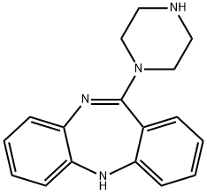 11-Piperazinyldibenzo[b,e][1,4]diazepine Structure