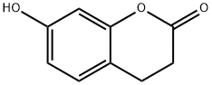 7-hydroxychroMan-2-one 化学構造式