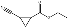 ETHYL 2-CYANOCYCLOPROPANE-1-CARBOXYLATE, 56447-11-1, 结构式