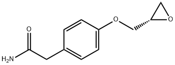 4-[(2S)-2-OxiranylMethoxy]benzeneacetaMide Structure