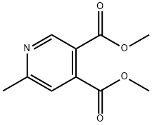 diMethyl 6-Methylpyridine-3,4-dicarboxylate Struktur