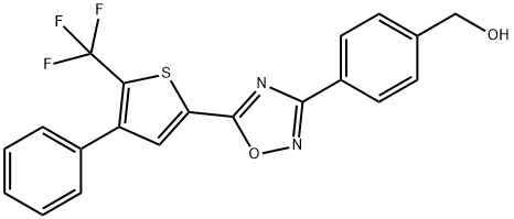 569685-50-3 3-[(4-hydroxyMethyl)phenyl]-5-(4-phenyl-5-trifluoroMethyl-2-thienyl)-1,2,4-oxadiazole