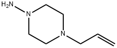 4-烯丙基哌嗪-1-胺, 57013-86-2, 结构式