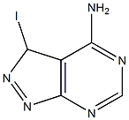 3-Iodo-3H-pyrazolo[3,4-d]pyriMidin-4-aMine Structure