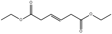 Diethyl trans-3-Hexenedioate Struktur