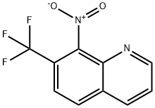 8-硝基-7-三氟甲基喹啉, 571-82-4, 结构式