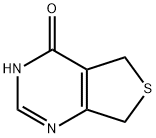 5,7-二氢噻吩并[3,4-D]嘧啶-4(3H)-酮 结构式