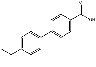 4'-Isopropylbiphenyl-4-carboxylic acid 结构式