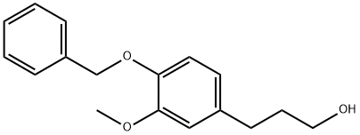 3-(4-(Benzyloxy)-3-Methoxyphenyl)propan-1-ol Structure