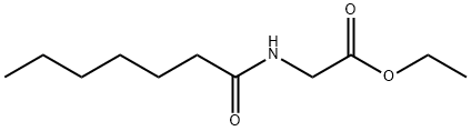 N-(1-Oxoheptyl)glycine Ethyl Ester Structure