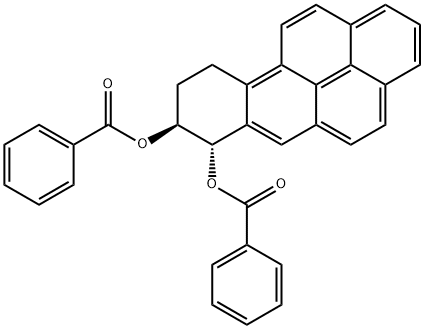 trans-7,8,9,10-Tetrahydro-benzo[a]pyrene-7,8-diol Dibenzoate Struktur