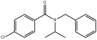 N-苄基-4-氯-N-异丙基苯甲酰胺, 57409-41-3, 结构式