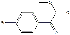 Methyl 2-(4-broMophenyl)-2-oxoacetate Structure