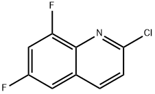 2-chloro-6,8-difluoroquinoline Struktur