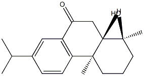 19-r-4-hydroxyabieta-8,11,13-trien-7-one 化学構造式