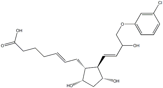 (+)-5-trans Cloprostenol Structure