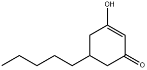 3 - Hydroxy - 5 - n - pentyl - 2 - cyclohexen - 1 - on Structure