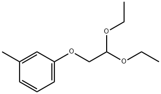 1-(2,2-diethoxyethoxy)-3-Methylbenzene Struktur