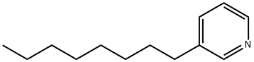 3-Octylpyridine, 58069-37-7, 结构式