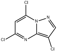 3,5,7-三氯吡唑并[1,5-A]嘧啶, 58347-52-7, 结构式