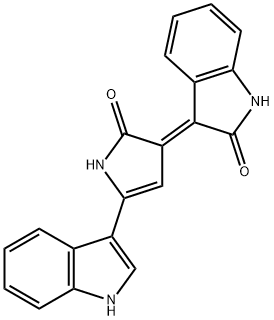 3-[5-(1H-Indole-3-yl)-2,3-dihydro-2-oxo-1H-pyrrole-3-ylidene]-1H-indole-2(2H)-one