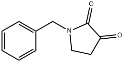 1-苯甲基吡咯烷-2,3-二酮 结构式