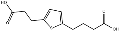 4-(5-(1-羧乙基)噻吩-2-基)丁酸, 58631-74-6, 结构式
