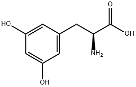 2-AMino-3-(3,5-dihydroxyphenyl)propanoic acid Struktur