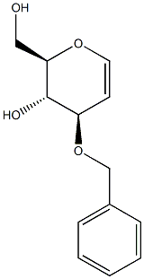 3-O-ベンジル-D-グルカール 化学構造式
