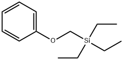 (苯氧基甲基)三乙基硅烷 结构式