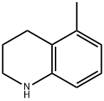 5-Methyl-1,2,3,4-tetrahydroquinoline 化学構造式