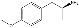 (S)-(-)-2-(4-甲氧基苯基)-1-甲基乙胺,58993-78-5,结构式