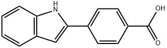 2-(4-carboxy-phenyl)-aza-indene Struktur